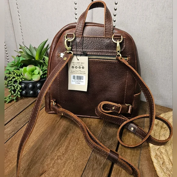 Portland Leather Goods Rue Convertible Backpack Coldbrew - Picture 5 of 16